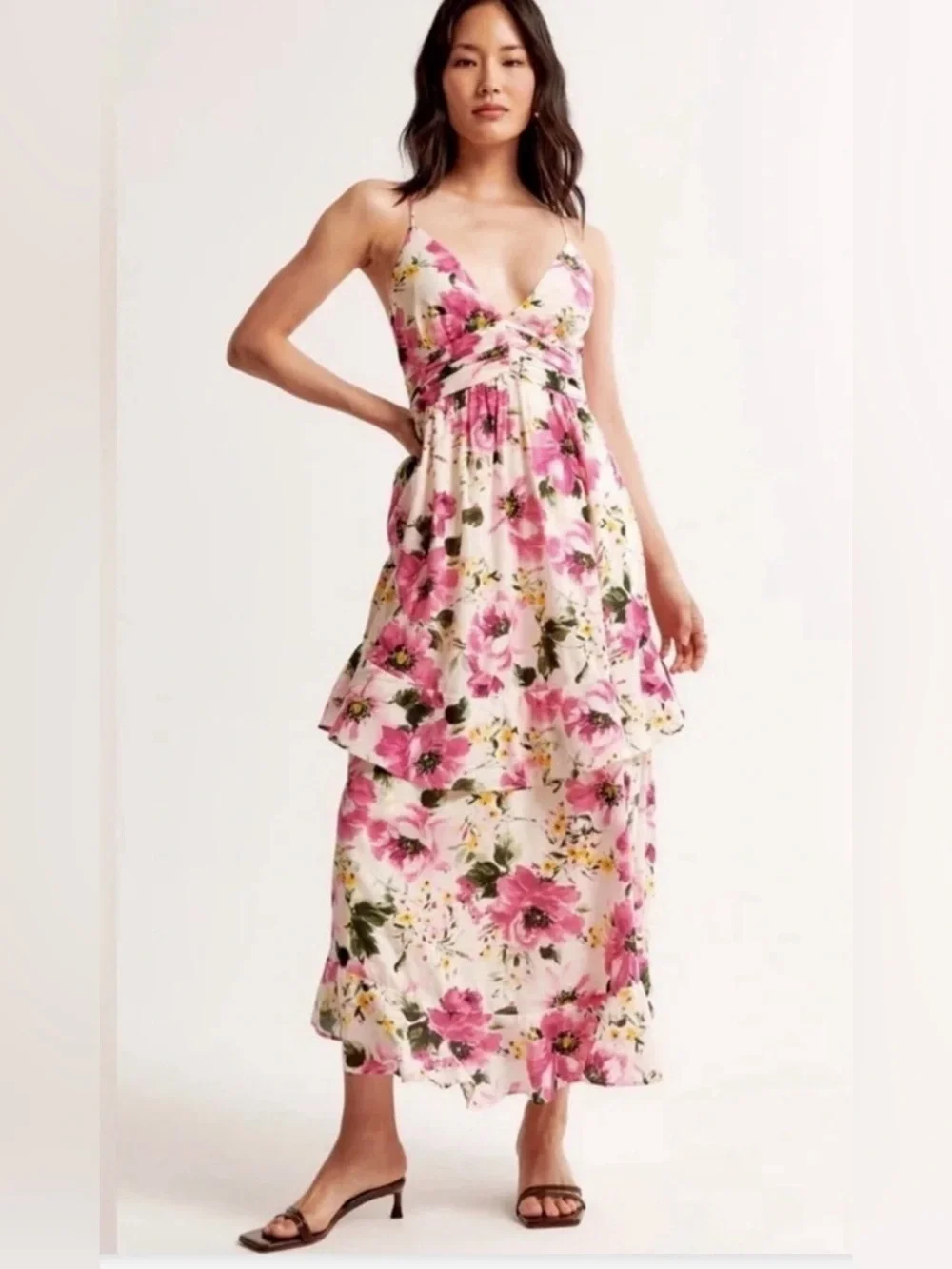 Abercrombie & Fitch Tiered Ruffle Maxi Dress -New with tags!